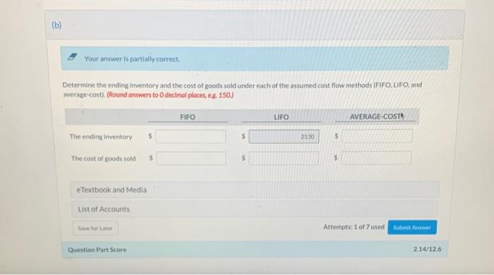 beginning inventory of 110 units of Product RST at a cost of