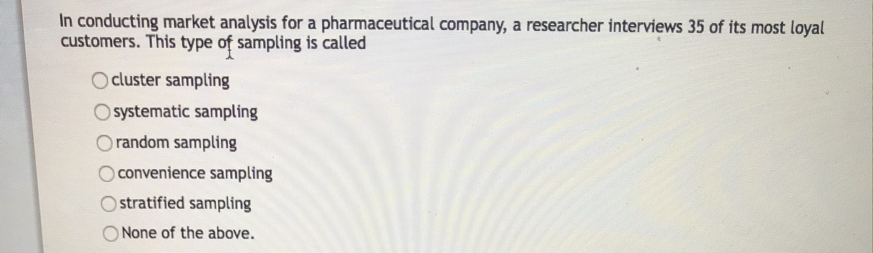 the number of quizzes missed by students (a) in a sample of