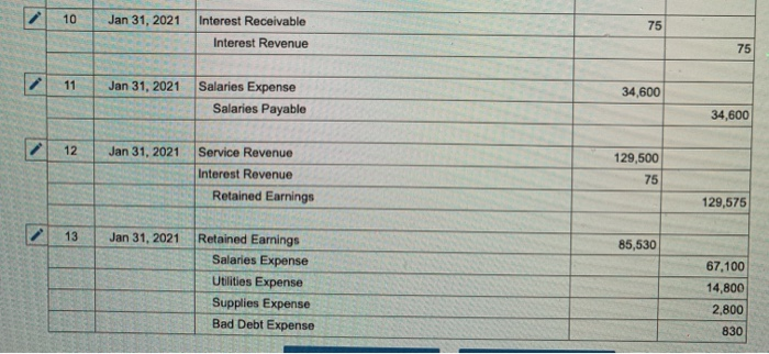 Family Fireworks includes the following account balances: Credit Debit $ 26,100 14.700