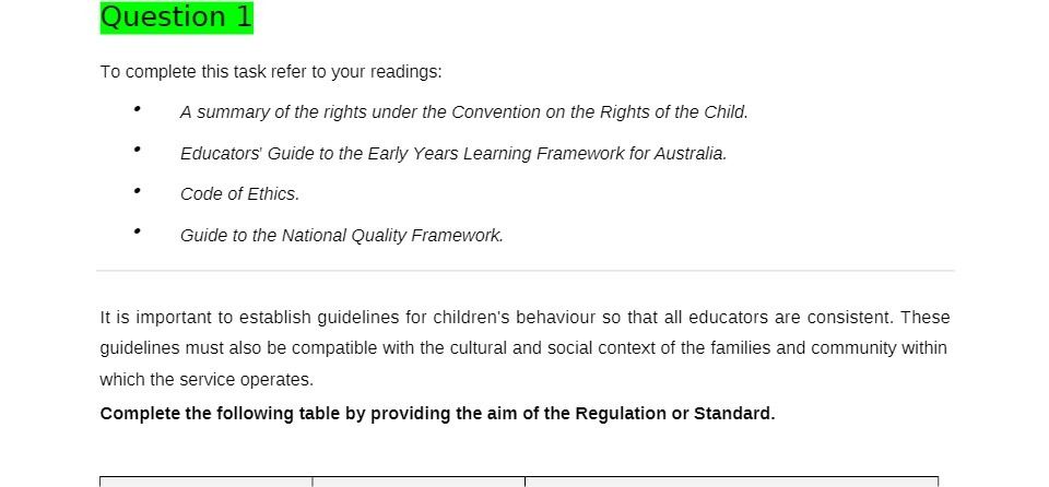  To complete this task refer to your readings: ' A summary