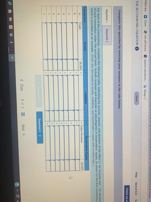 Determining Accounting Equation Effects and Net Income [LO 3-2, LO 3-3] Badger