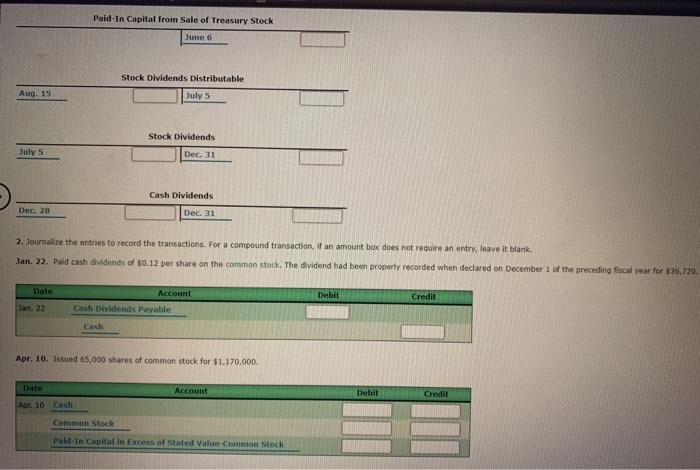 Morrow Enterprises' stockholders' equity accounts, with balances on January 1, 2016, are