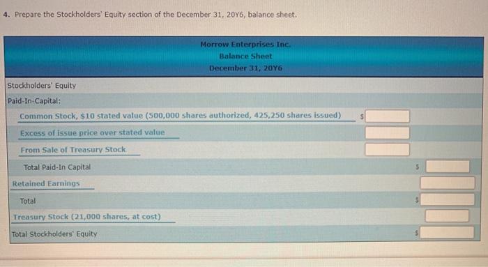 Earnings 7,720,000 Treasury Stock (34,000 shares, at cost) 476,000 The following selected