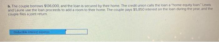 information applies to the questions displayed below) Lewis and Laurie are married