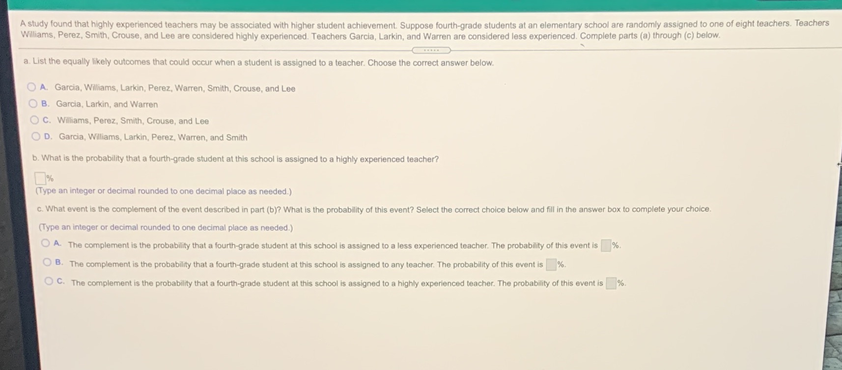  A study found that highly experienced teachers may be associated with