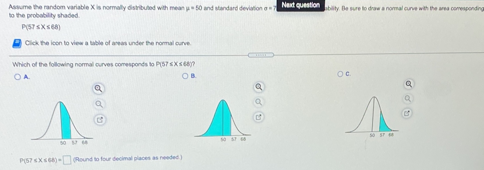  Assume the random variable X is normally distributed with mean p