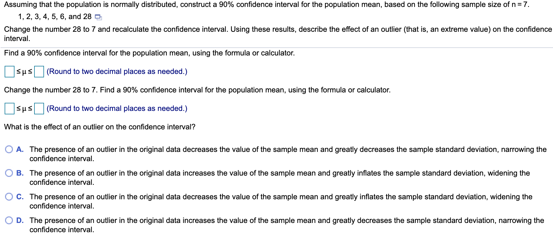 Help plz Assuming that the population is normally distributed, construct a 90%