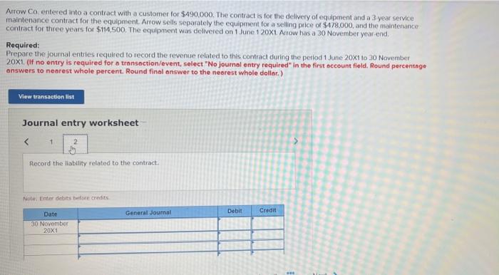 The contract is for the delivery of equipment and a 3-year service