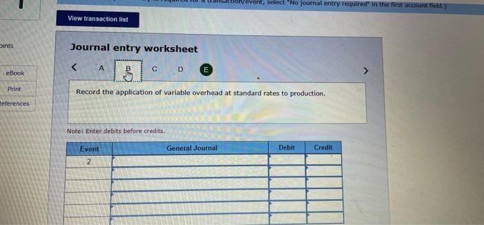 inventories Selected information about results for the period just ended include the