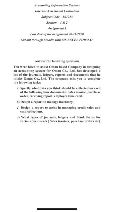 please answer with MS EXCEL that is all information Accounting Information Systems