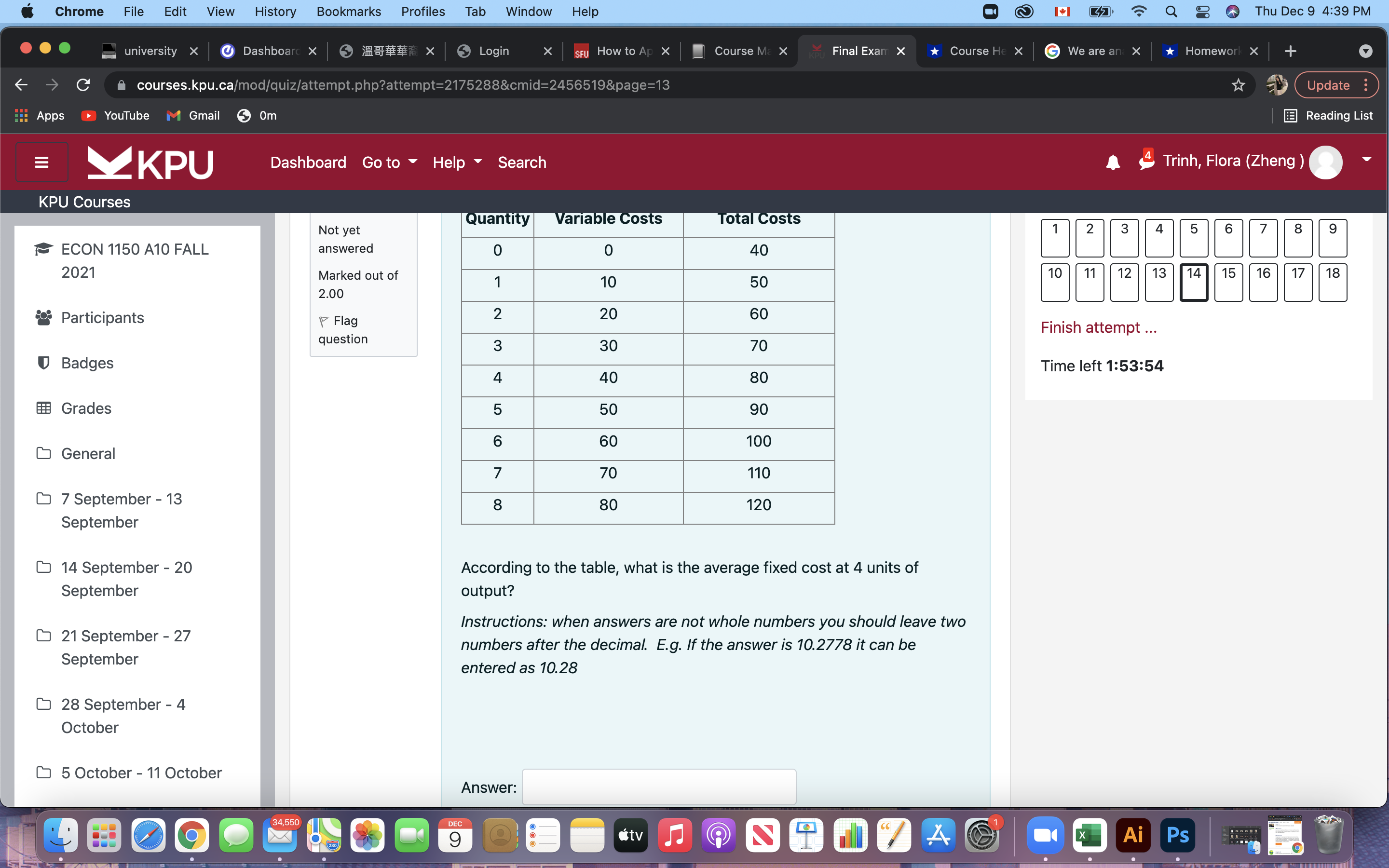 O university X Dashboard x Login SFU How to Ap X Course