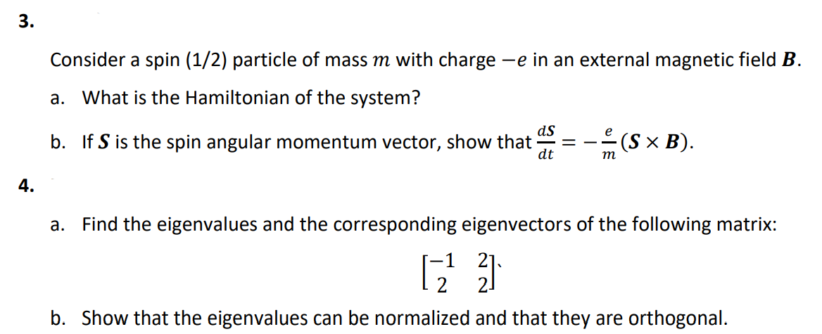 please provide a detailed guide. i need this asap Consider a spin