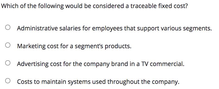if: Contribution margin lost > Fixed costs avoided + Contribution margin gained