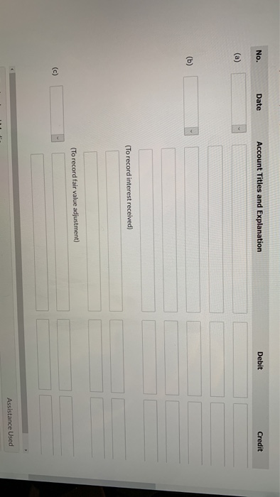 1, 2020, Skysong Company purchased 12% bonds, having a maturity value of