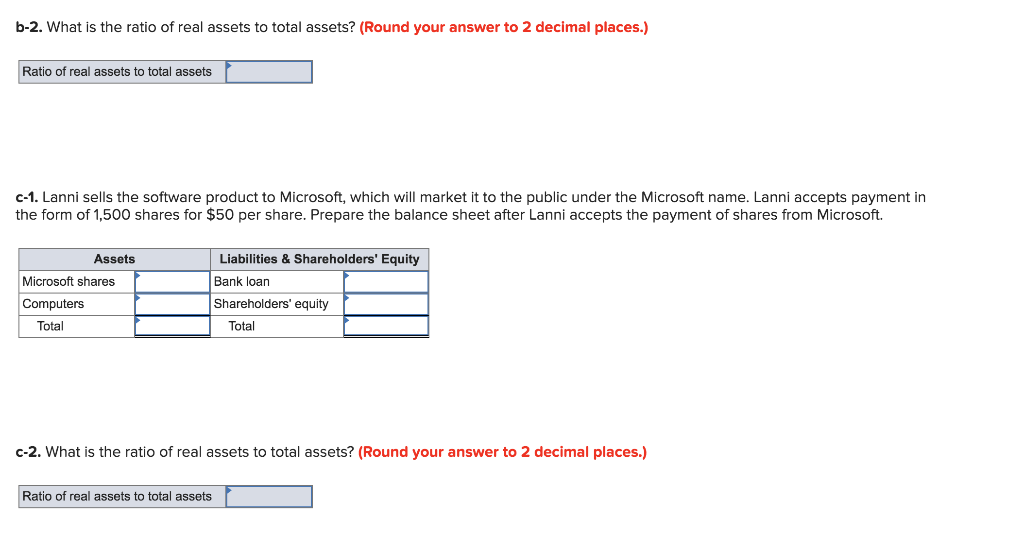 owns computer equipment worth $30,500 and has cash on hand of $19,000