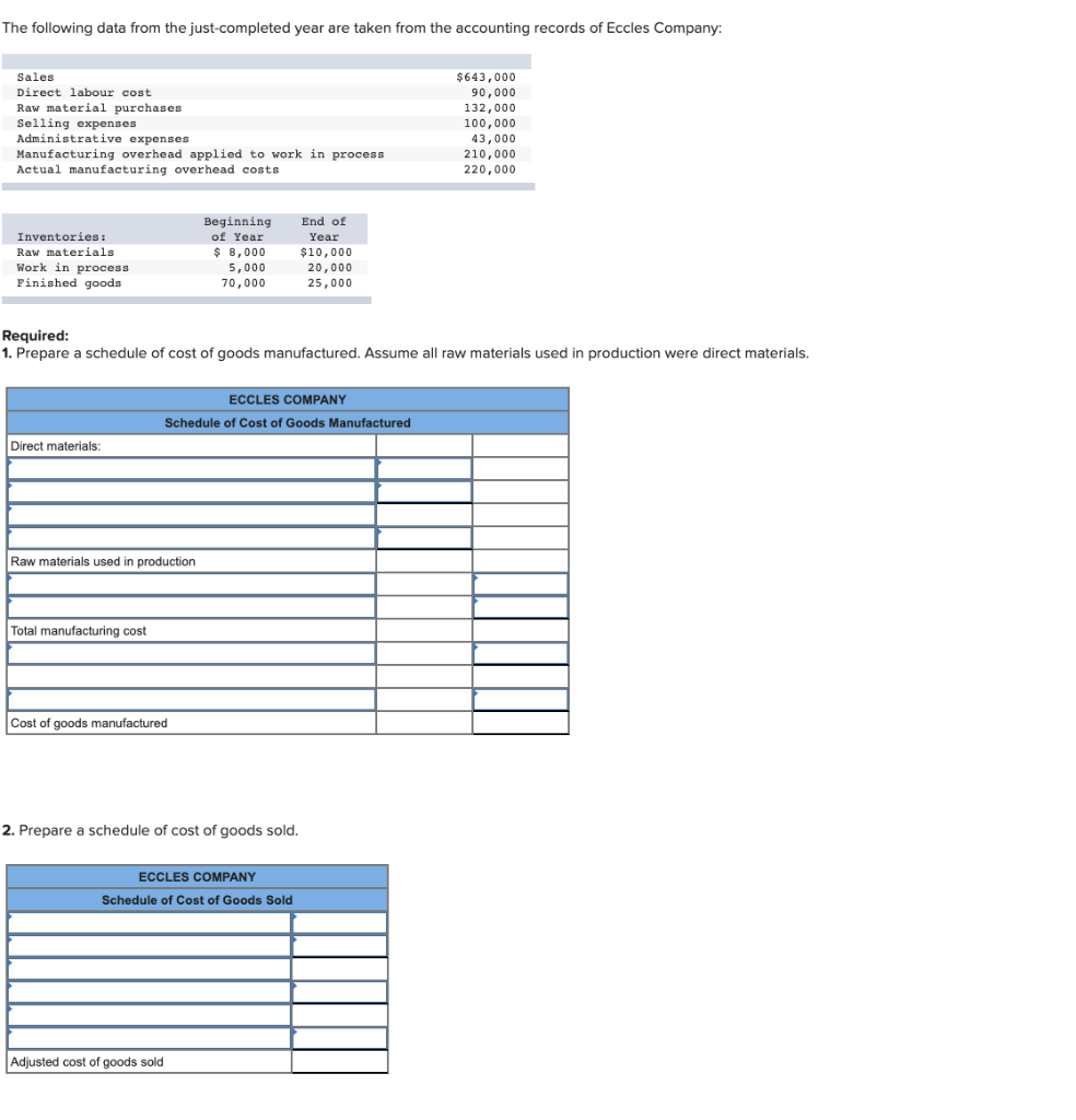 PLEASE SHOW ALL WORK. PLEASE TYPE. MULTI PART QUESTION The following data