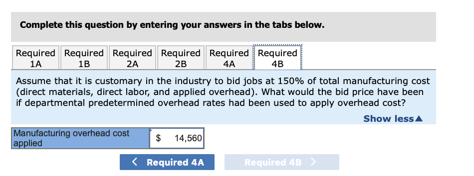 get the job or too low to make any money on half