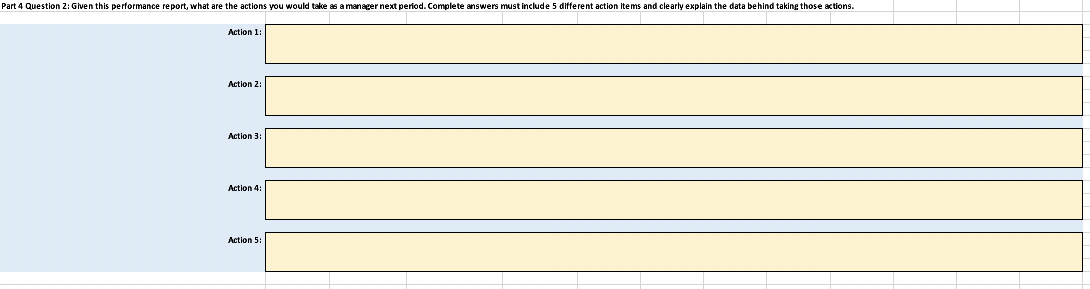 In part 3 of Case 2a, your team put together a planning