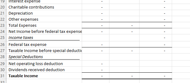 reconciliation worksheet for Rocket Corporation using the excel worksheet template that is