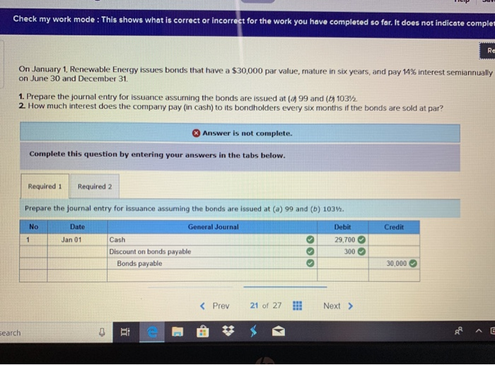  Check my work mode: This shows what is correct or incorrect