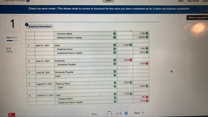 my work mode : This shows what is correct or incorrect for