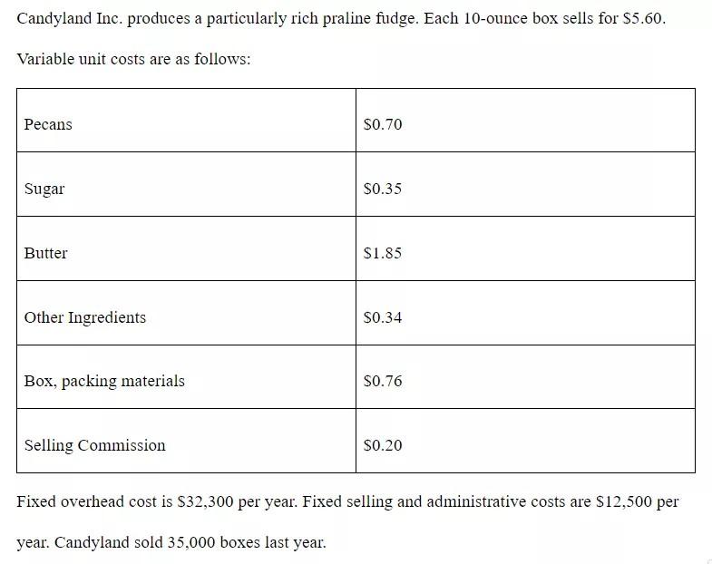 Professionally prepare this information using Excel or Word. Set up the information,