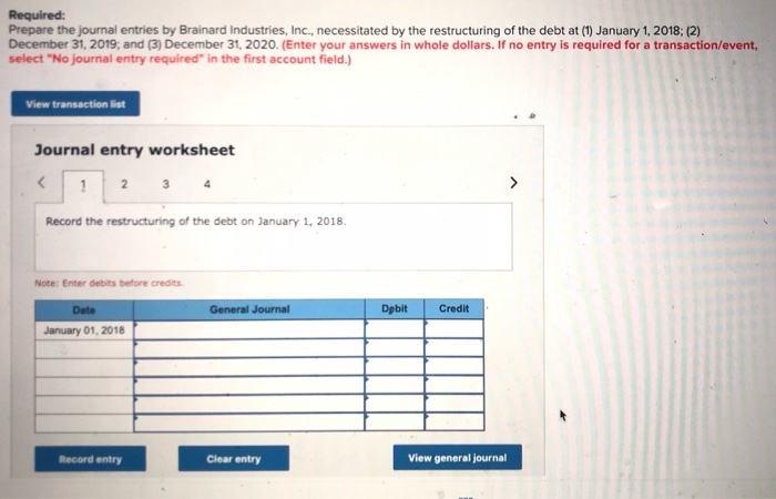 January 1, 2018, Brainard Industries, Inc., owed Second BancCorp $14 million under