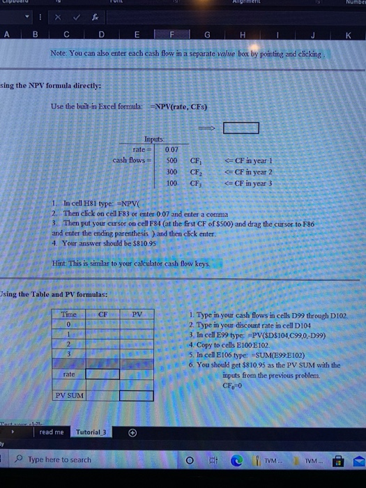 - Present Value of Uneven Cash Flows Find the present value of