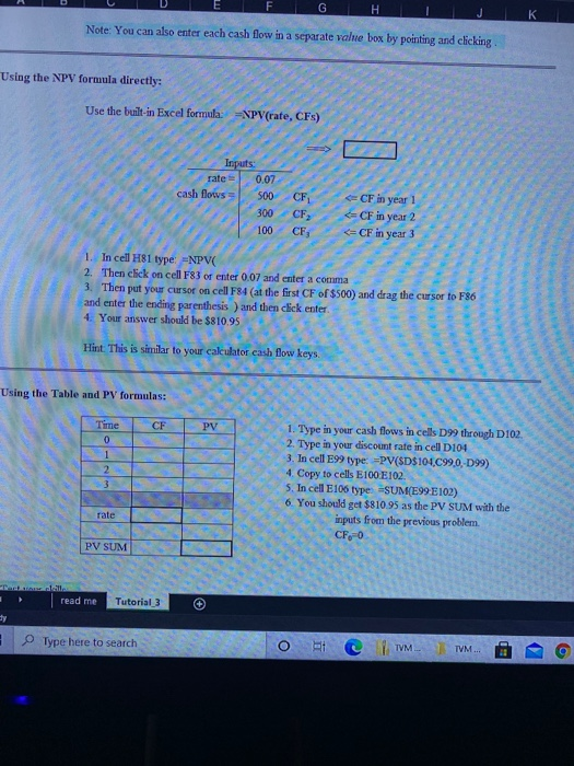 a CNC machine that promises cash flows of $500 in year year