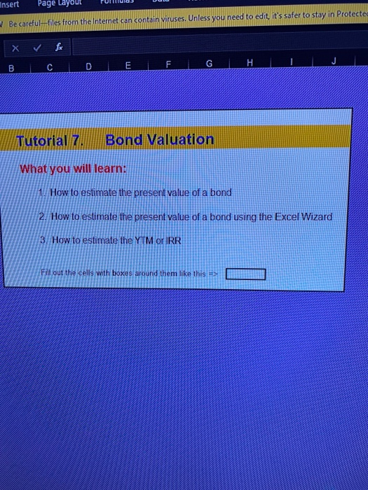 of each cash flow in now e. In cell F34 enter the