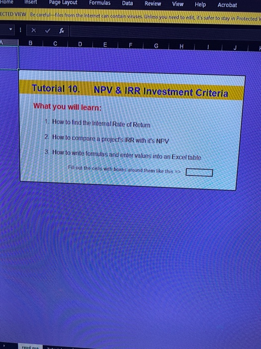 above if the discount rate is 1%7 Enter 01 for each interest