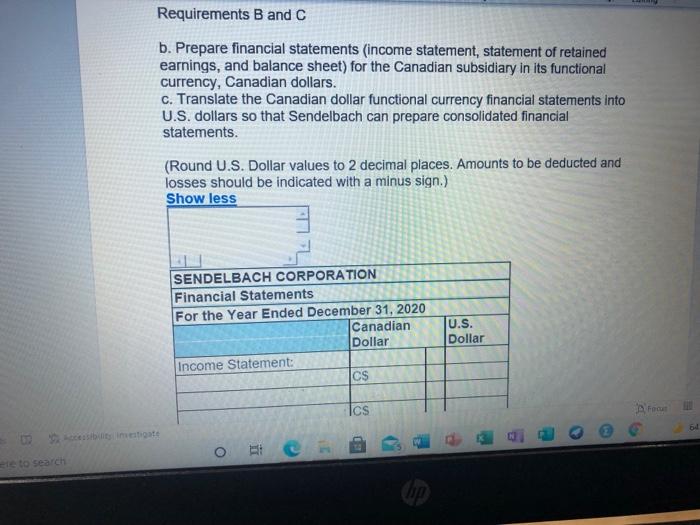 in Mexican pesos (Ps) and a general ledger in Canadian dollars (C$).