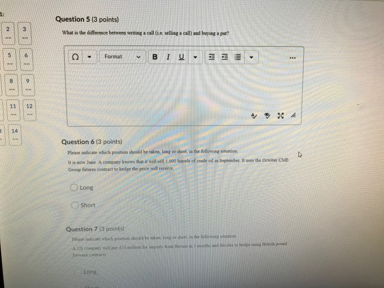  Question 5 (3 points) 2 What is the difference between writing