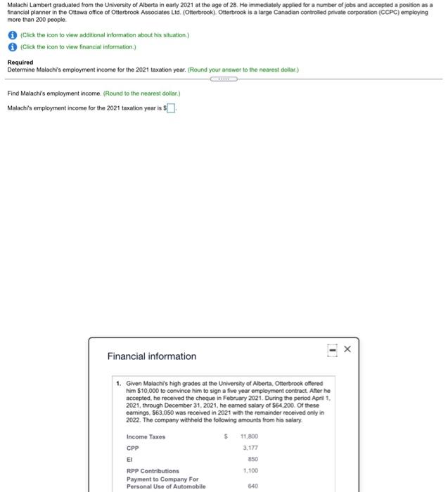  no need for link, the additional information and financial information is