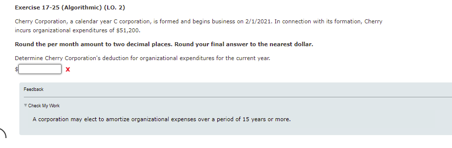  Exercise 17-25 (Algorithmic) (LO. 2) Cherry Corporation, a calendar year C