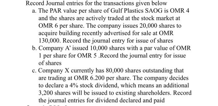 company issued OMR 400,000, 10-year, 12% percent bonds at 104. The bonds