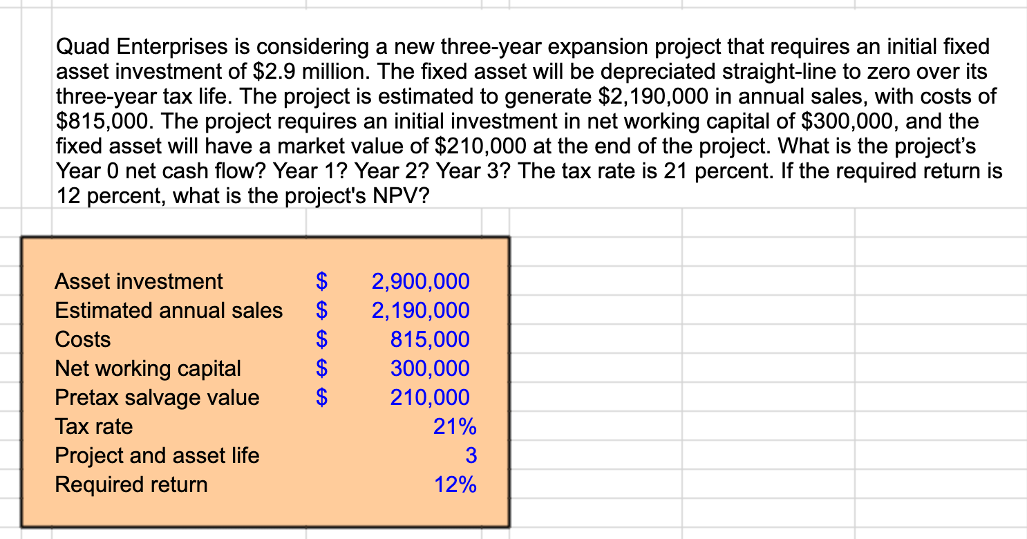 Please solve them by using Excel, show the step by step. Thanks!