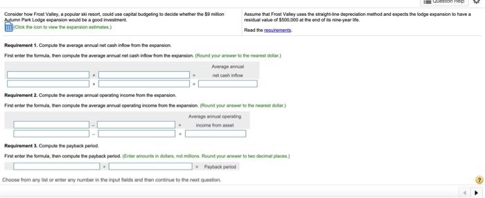 estimates concerning a planned expansion to its Autumn Park Lodge (all numbers