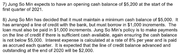 preparation for its upcoming fiscal year, which ends on December 31, 2021.