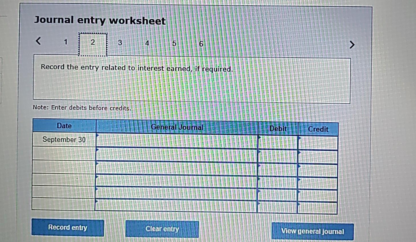 outstanding as of September 30. The following information is available for its