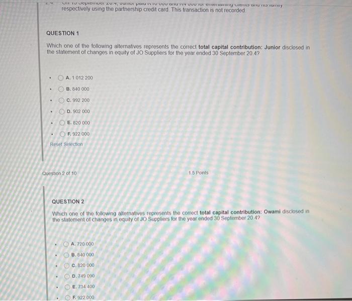 ratios current ratio of 2,5:1 and acid test ratio of 2 1