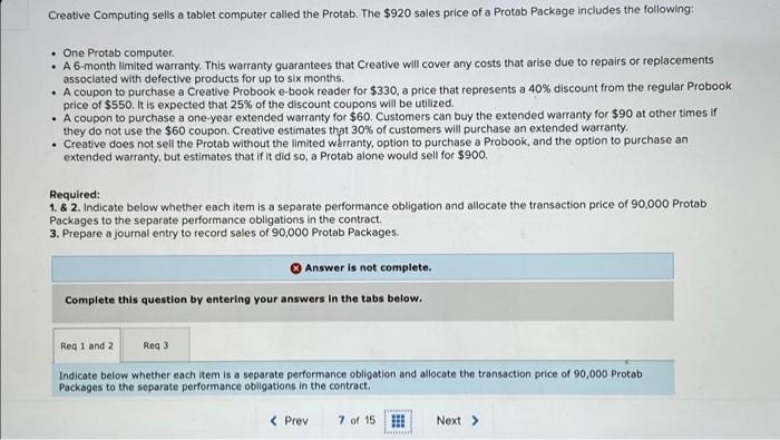  Creative Computing sells a tablet computer called the Protab. The $920