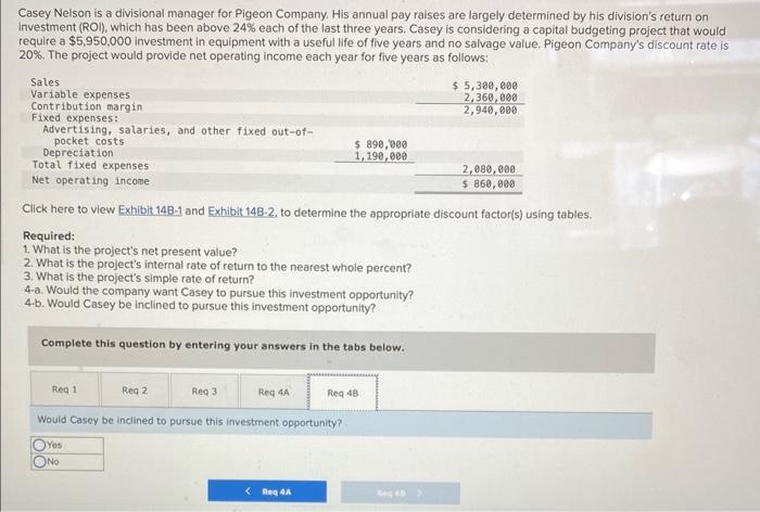 $5,950,000 investment in equipment with a useful life of five years and