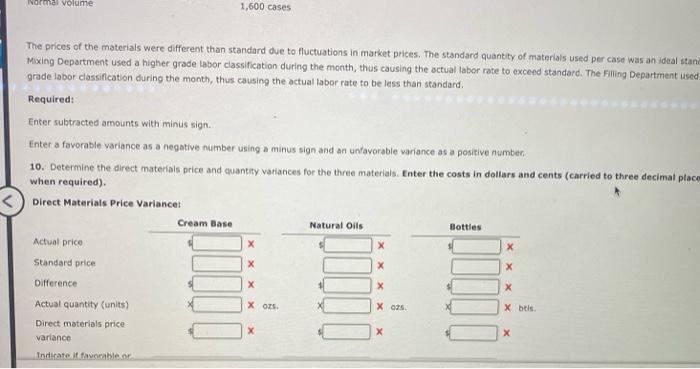 to refer back to data presented in Parts A and B as