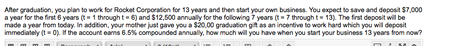 please show steps 2 After graduation, you plan to work for Rocket
