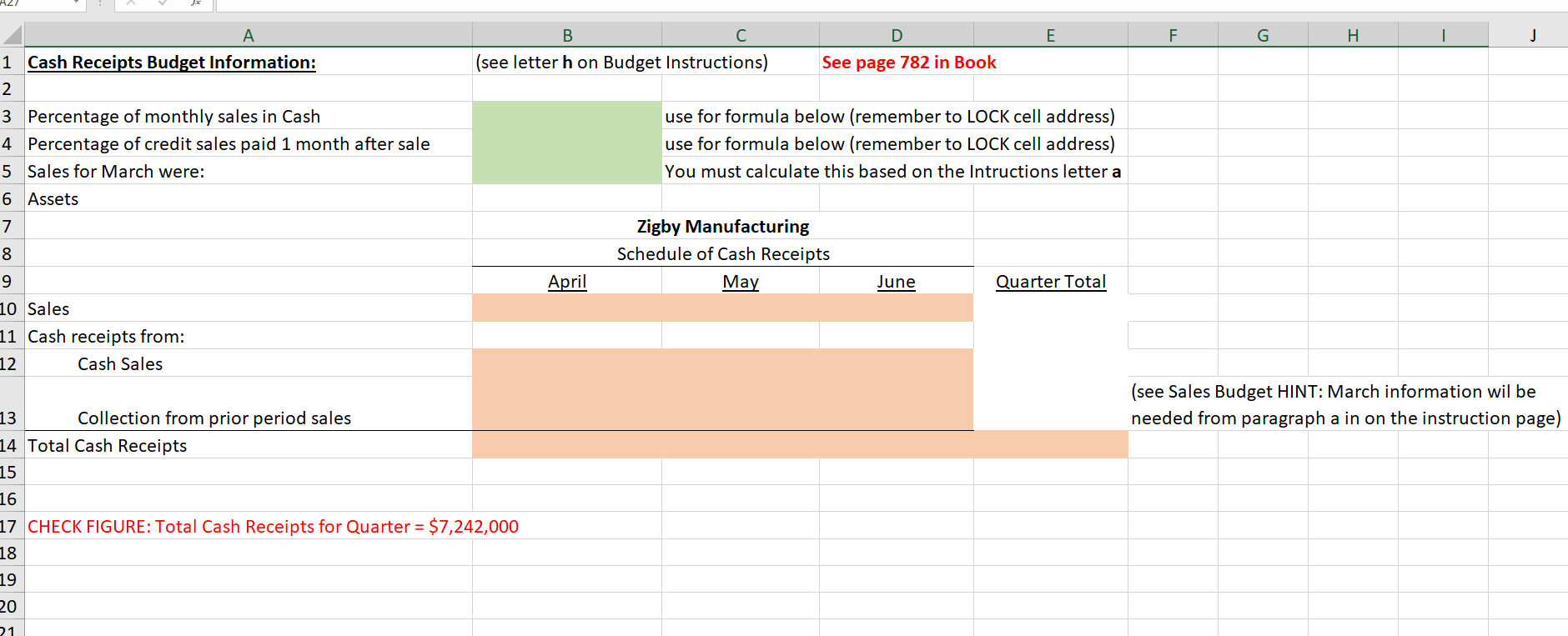  Balance Sheet Assets Cash $200,000 Accounts receivable 1,722,000 Raw materials inventory