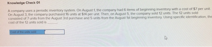 first-out (FIFO) inventory costing method. Identify the cost of the ending inventory
