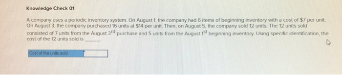 on April 25. The company uses the last-in, first-out (LIFO) inventory costing