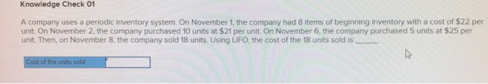 Cost of the ending inventory Assume that we use a perpetual inventory