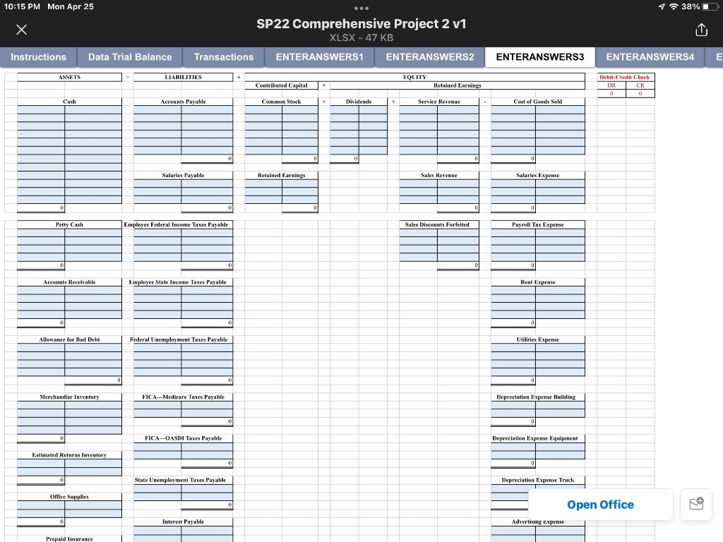 entries for month were recorded as wel, Recard al normal transactions and